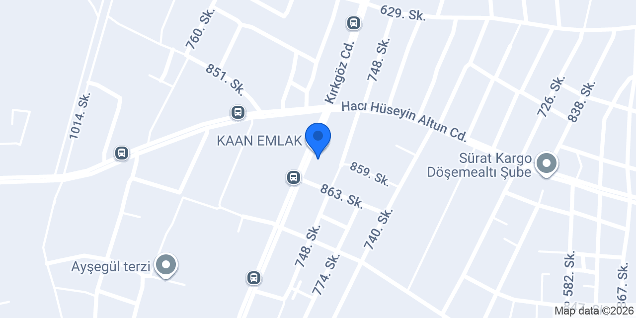 Yaldızoğlu Emlak konumu