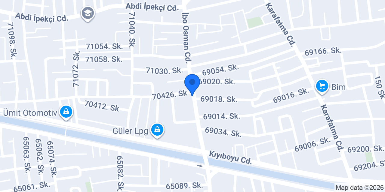 Sayılır Terzi konumu