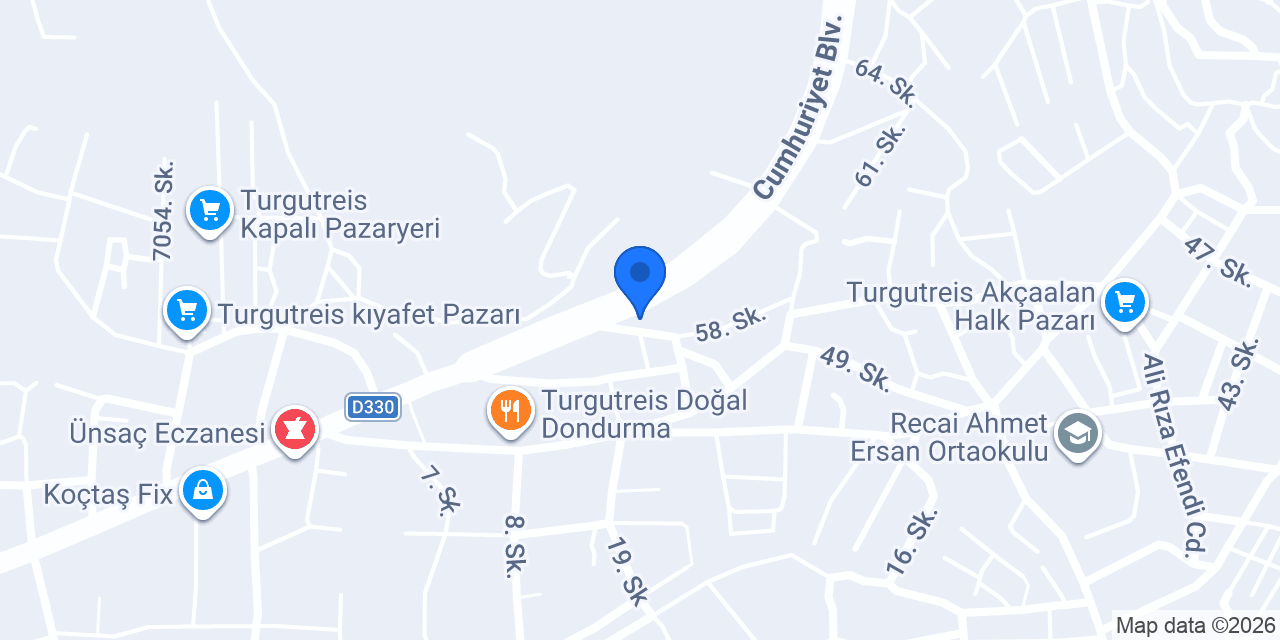 TURGUTREİS ARÇELİK BEKO YETKİLİ SERVİSİ konumu