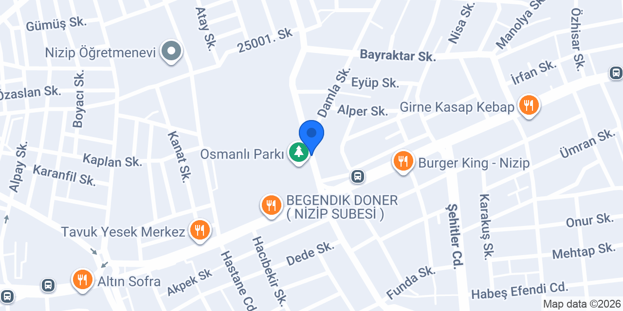 Nizip boya dekorasyon konumu