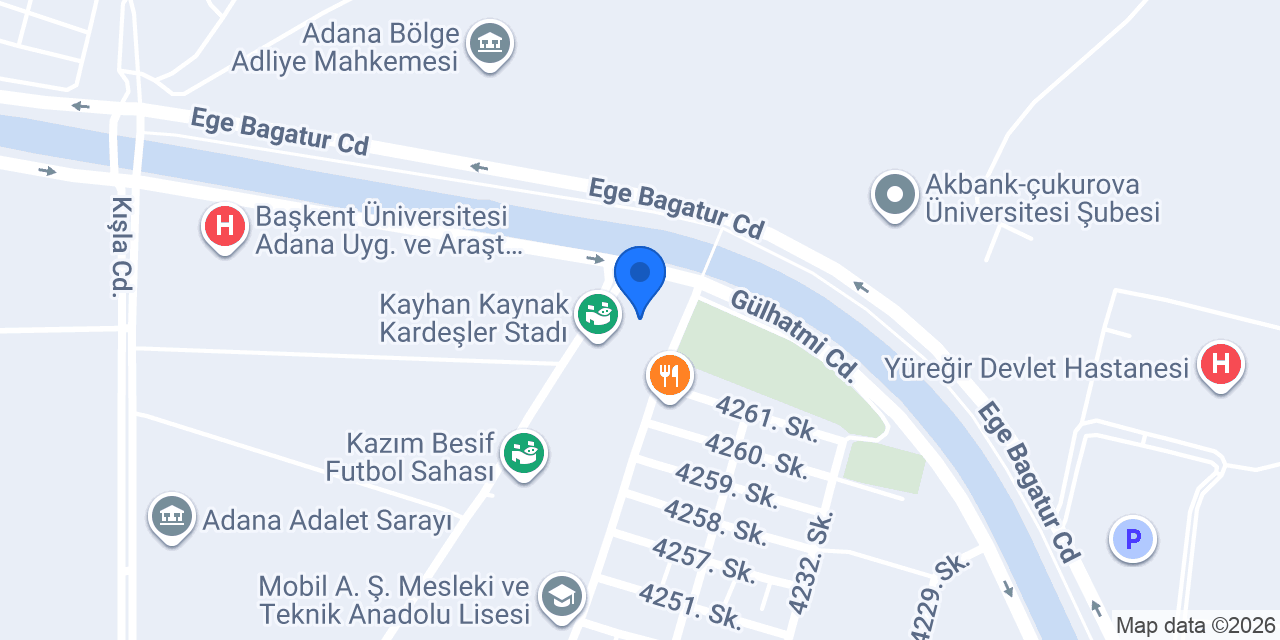 Yüreğir İmam Hatip Ortaokulu konumu