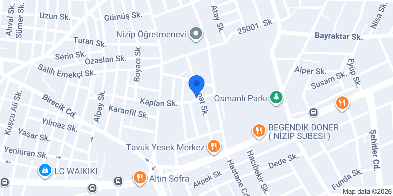 YILDIZ MUTFAK VE DEKORASYON konumu