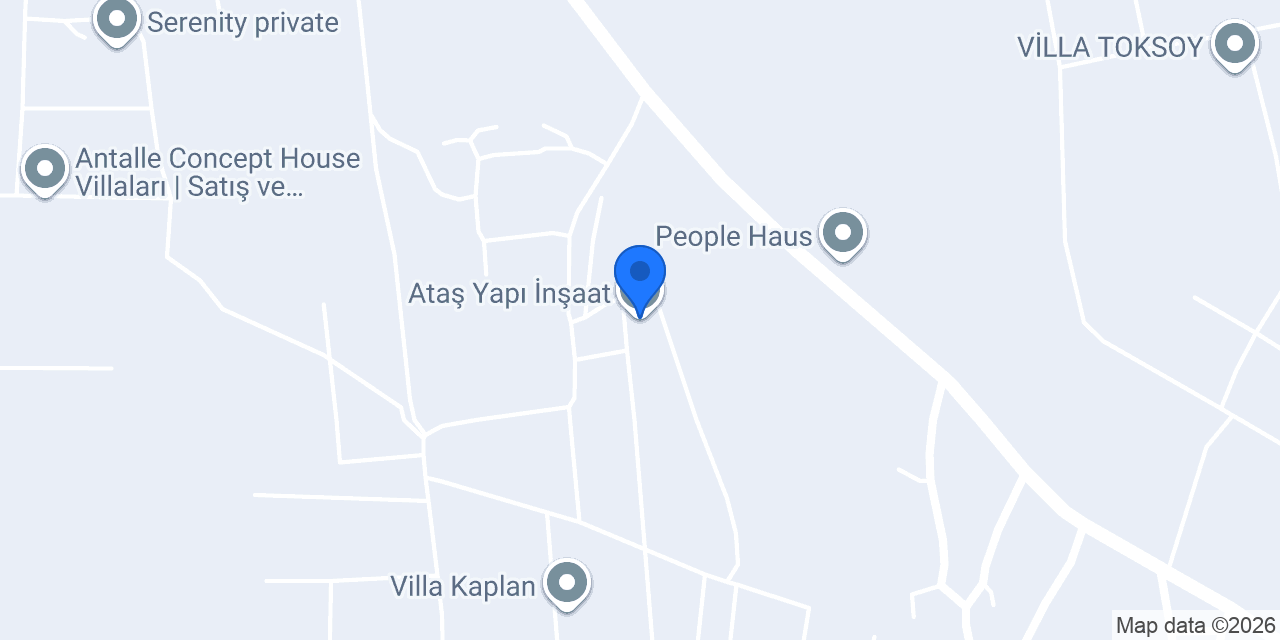 Ataş Yapı İnşaat konumu