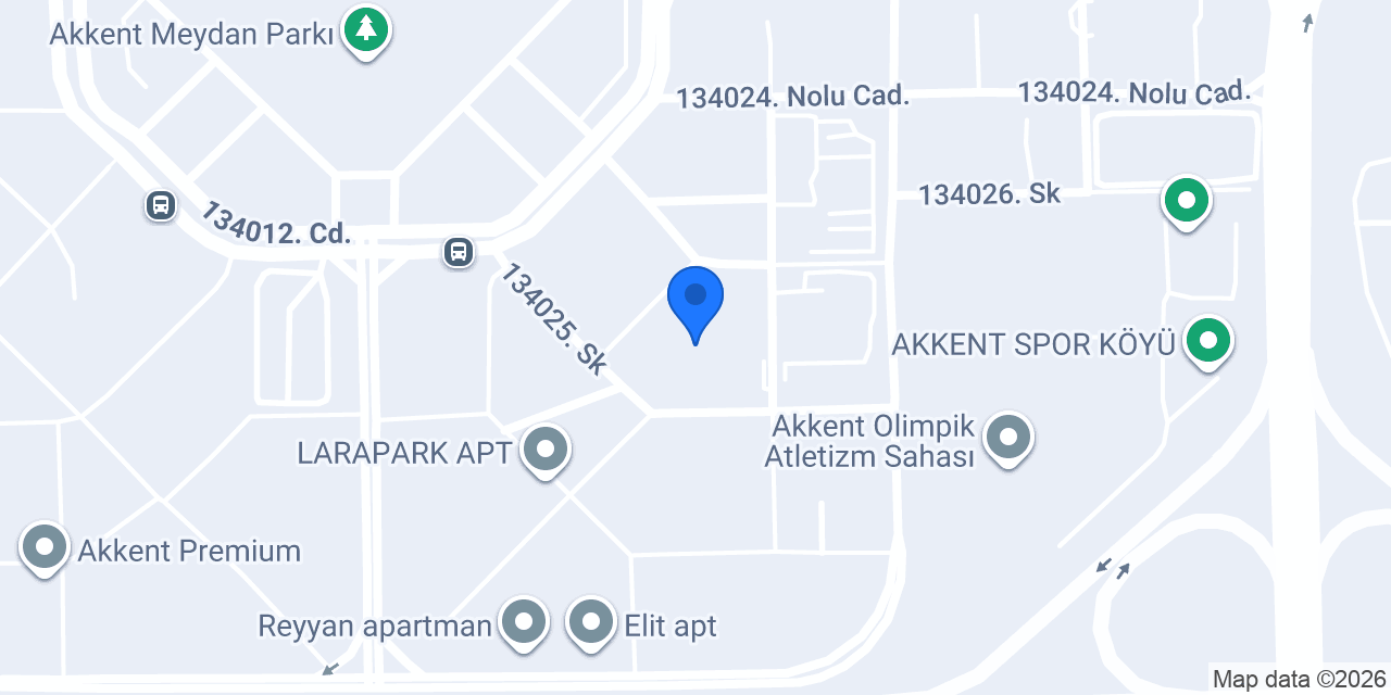 Akkent Anadolu Lisesi konumu