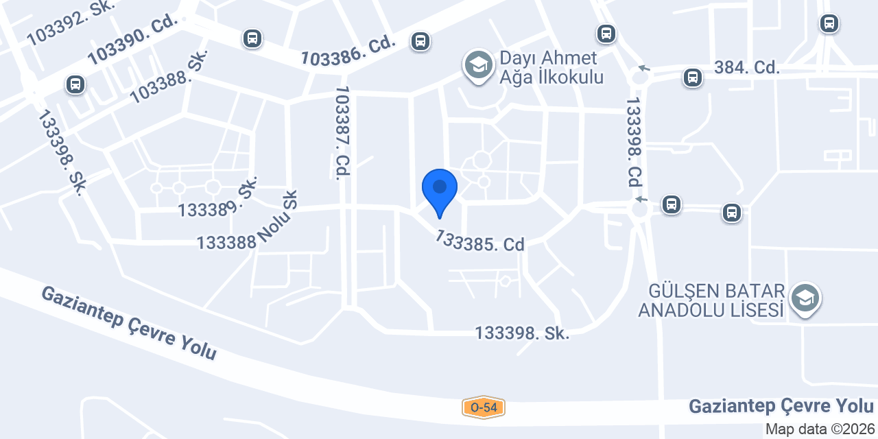 Gaziantep Asansör | AGC Elevator konumu