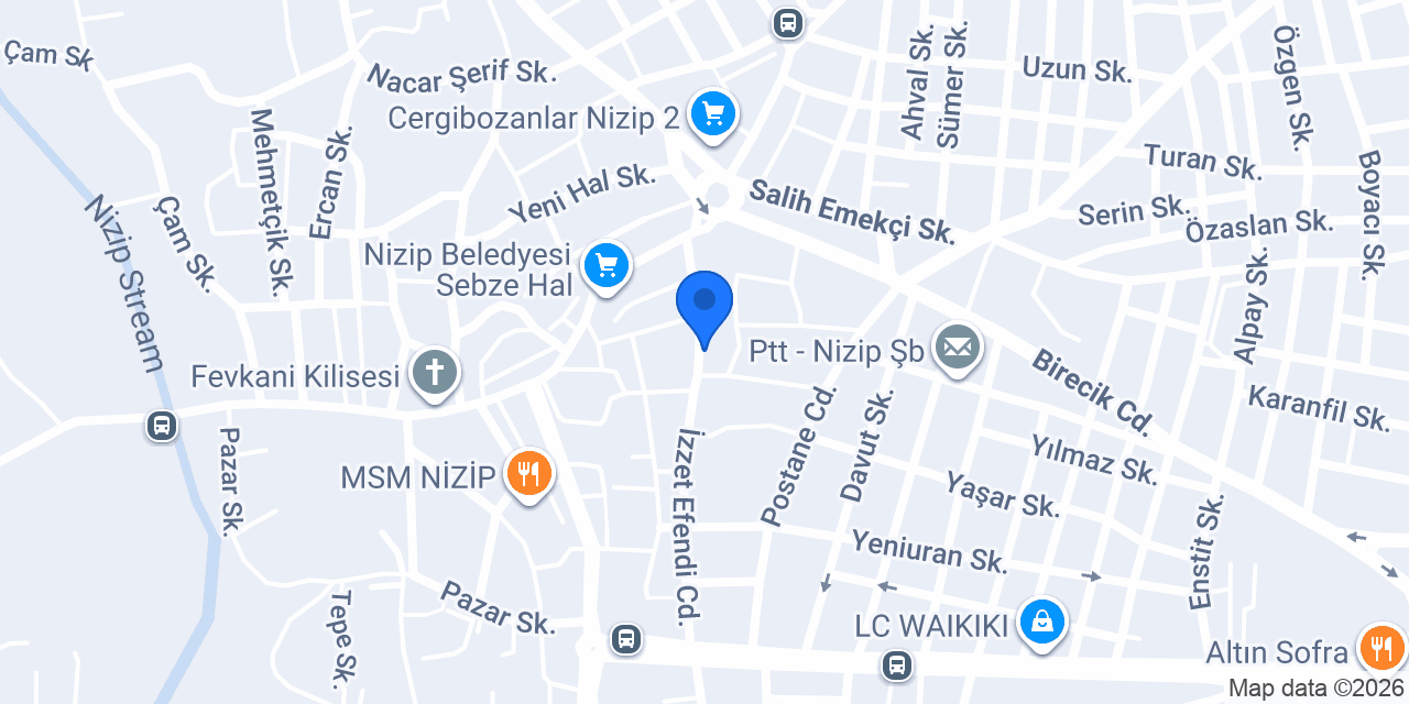 Nizip Camcı halil konumu