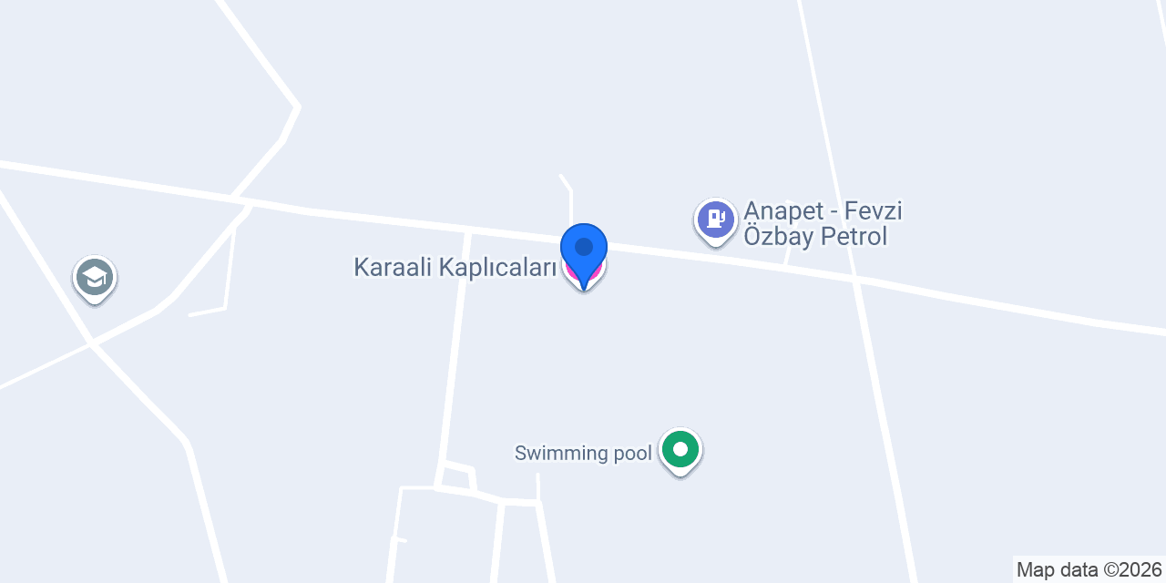 Karaali Kaplıcaları konumu