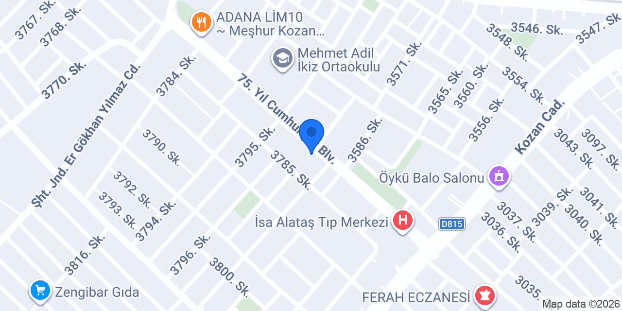 STUDYO GÖKHAN VİP (ADANA) konumu