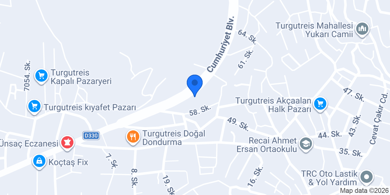 BİLGE ŞEMSİYE EVİ konumu