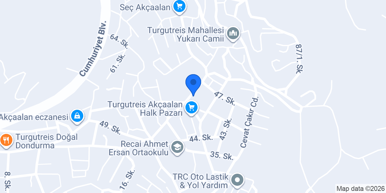 Miray unlu mamülleri konumu