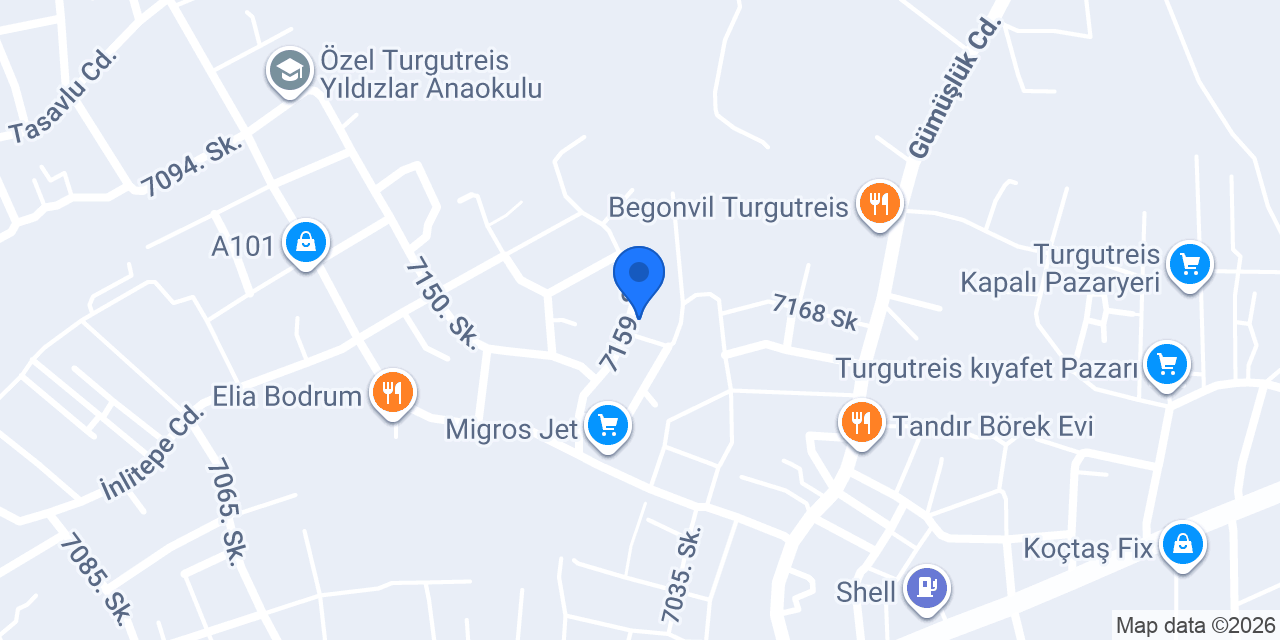 YT Mekanik Sıhhi Tesisat BODRUM konumu