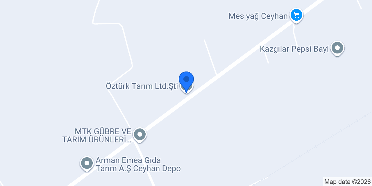 Öztürk Tarım Ltd.Şti. konumu