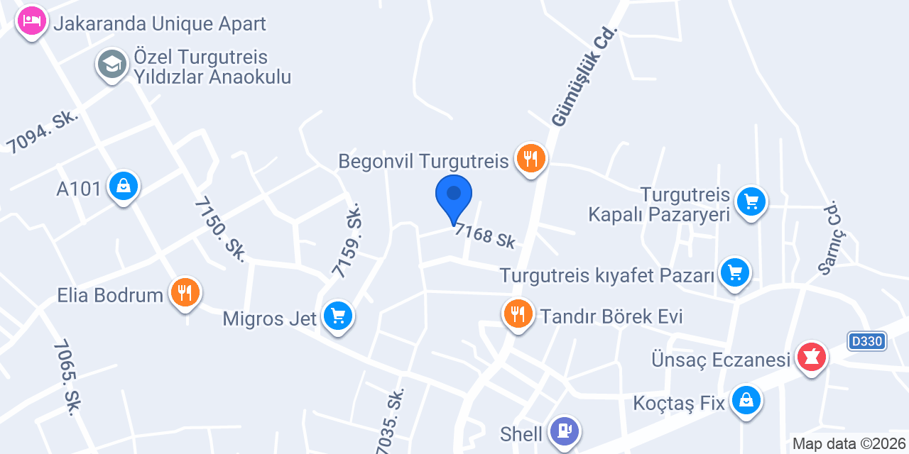 Bodrum Taze Balık konumu