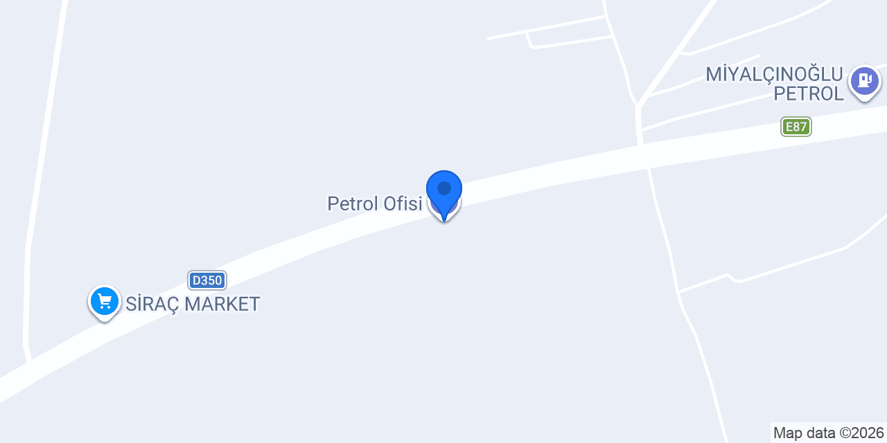 Petrol Ofisi konumu