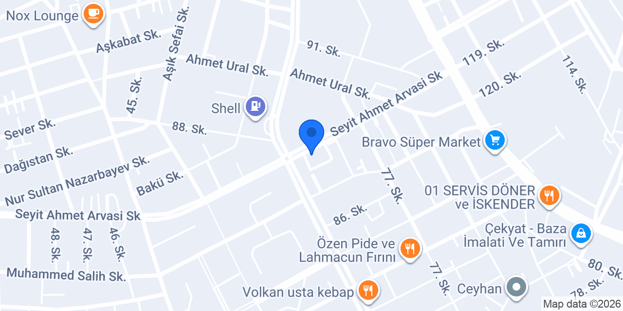 Özel Ceyhan Güney Yildizi konumu