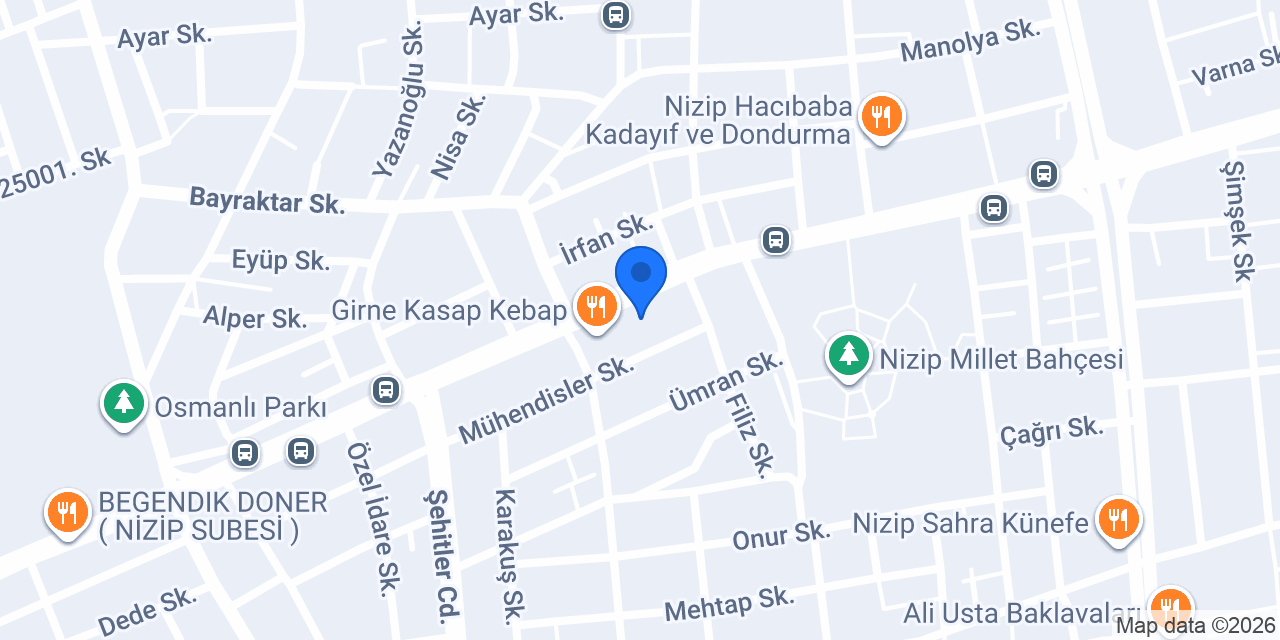 Saray Döner konumu