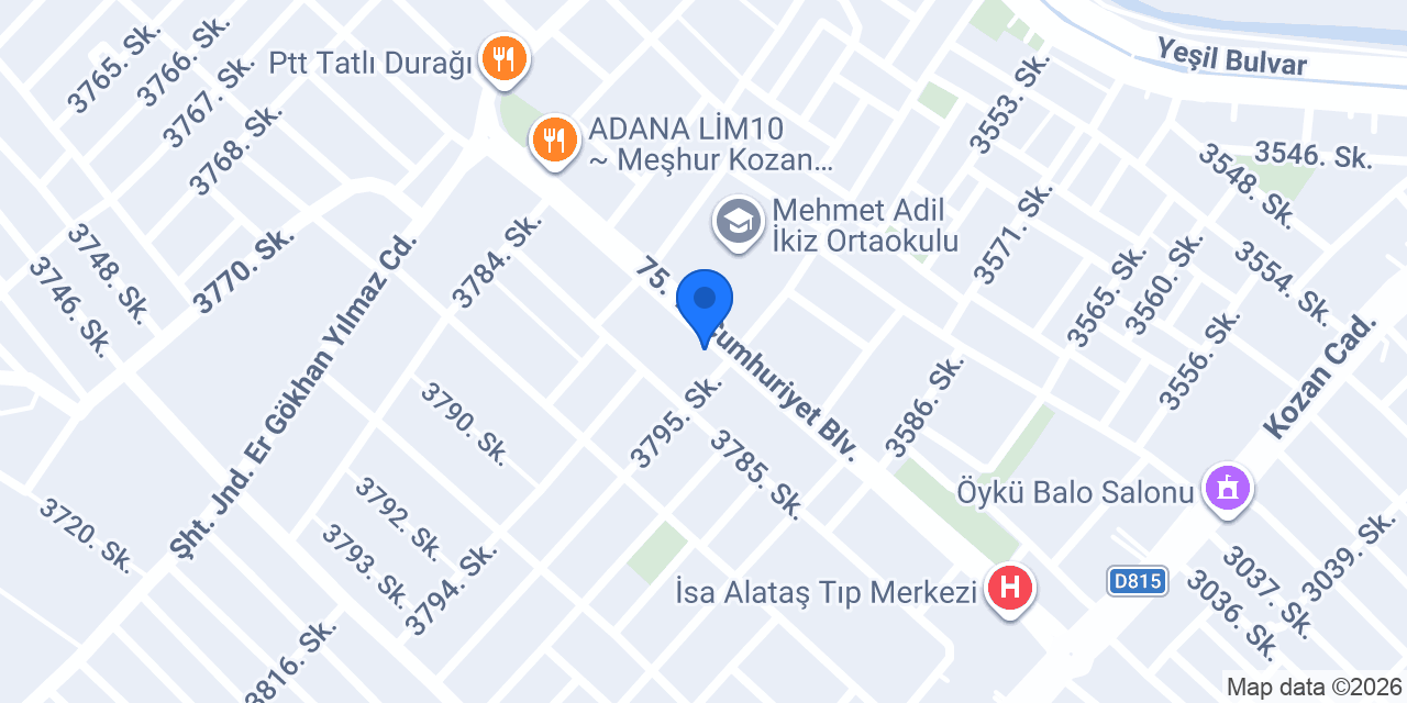 Özel Yeni Hedef konumu
