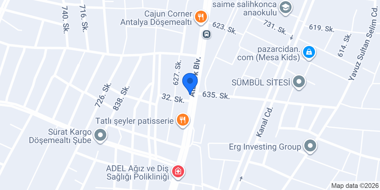 Esm boutique konumu