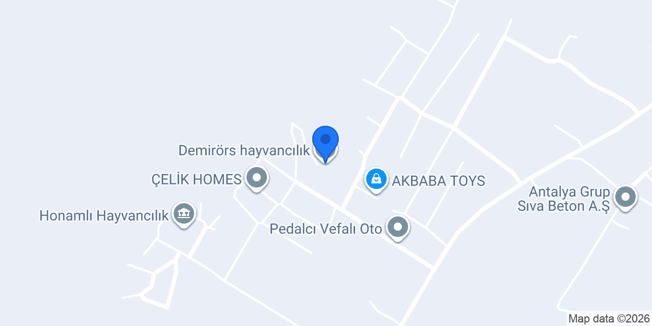 Demirörs hayvancılık konumu