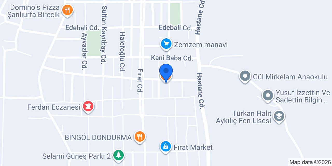 Terapide birecik konumu