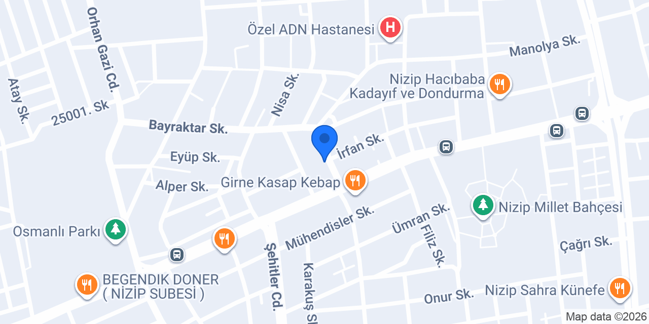 NİZİP SİGORTA konumu