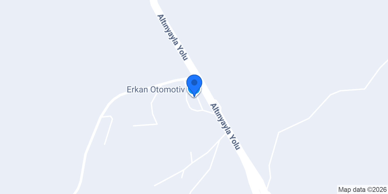 Erkan Otomotiv konumu