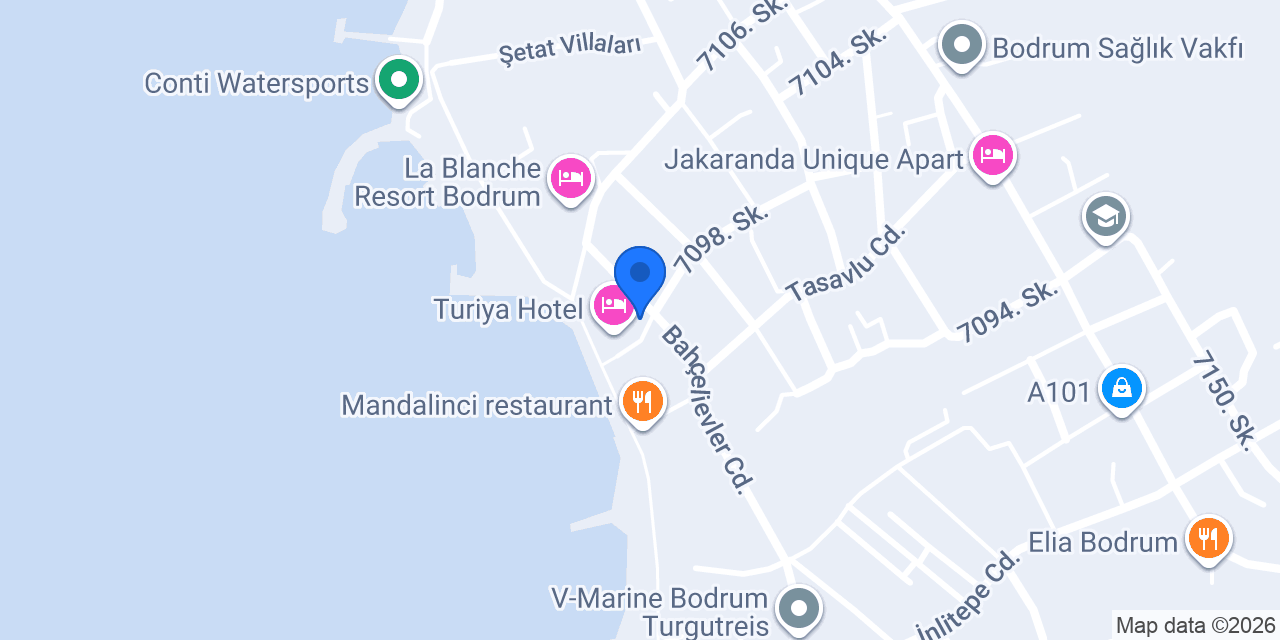 Bodrum 22 nolu Aile Sağlığı Merkezi konumu