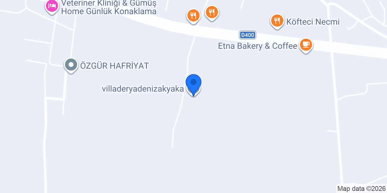 villaderyadenizakyaka konumu