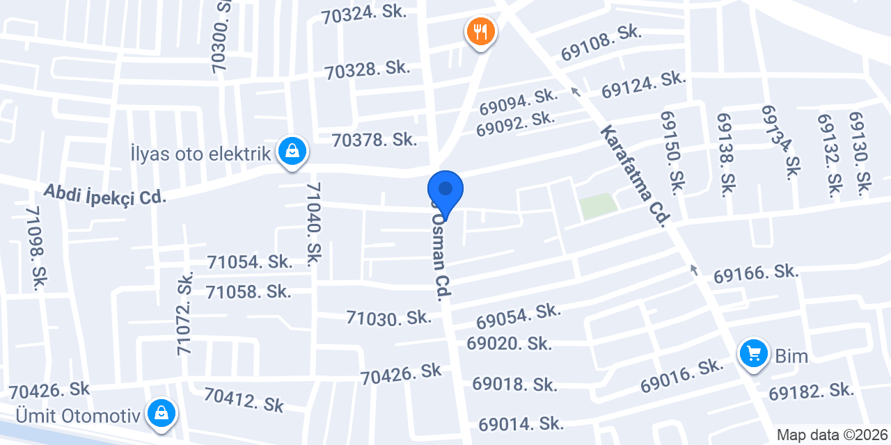 İkizler Mobilya konumu