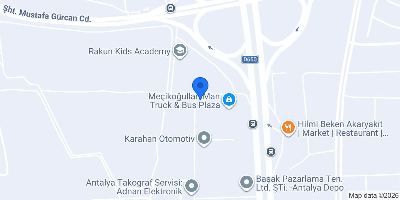 Özel Oto Makas konumu