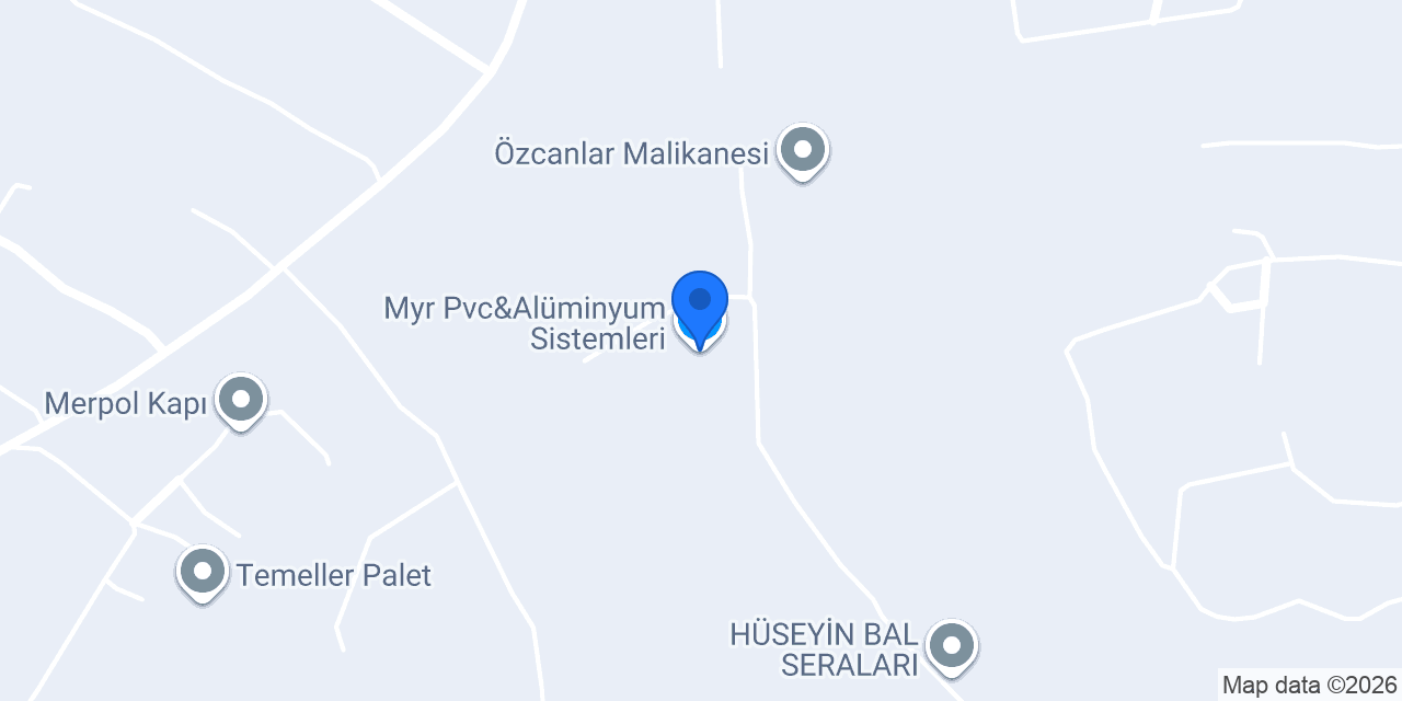 Myr Pvc&Alüminyum Sistemleri konumu