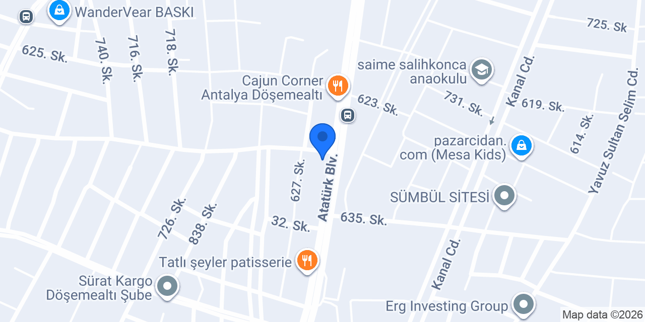 PizzaTime Dösemealtı konumu