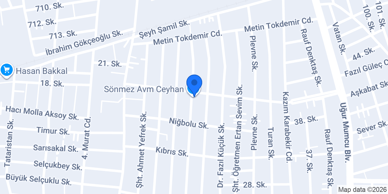 Sönmez Avm Ceyhan konumu