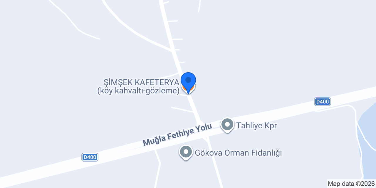 ŞİMŞEK KAFETERYA (köy kahvaltı-gözleme) konumu