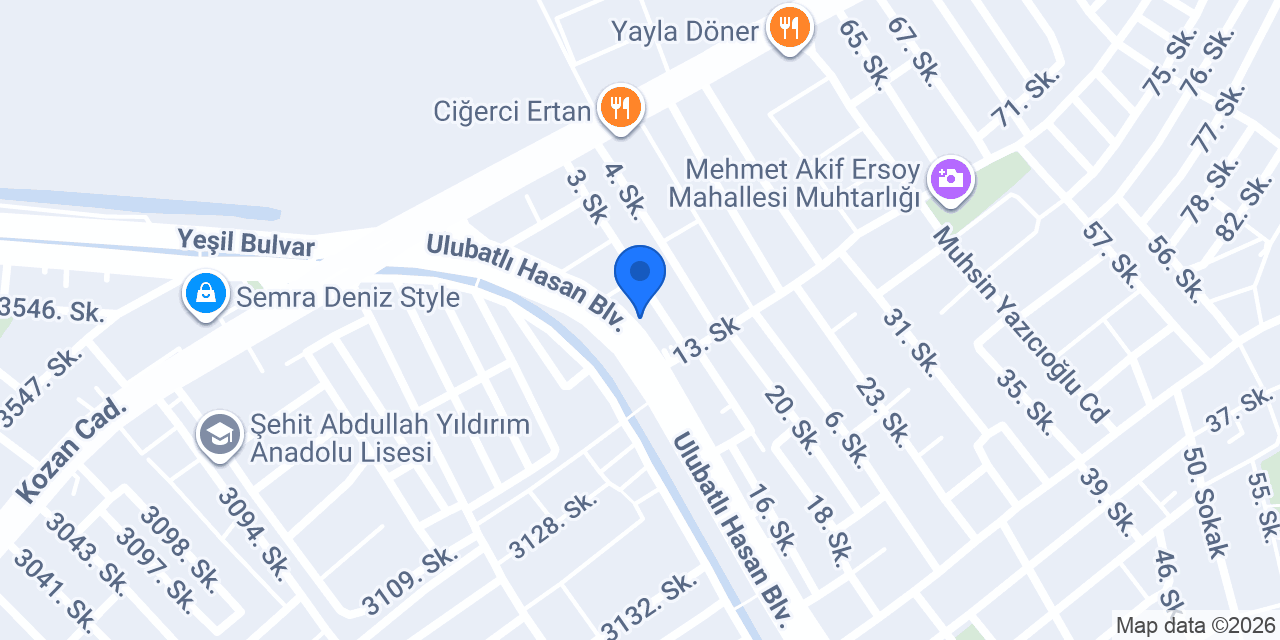 Irmak Döner Kebap Salonu konumu
