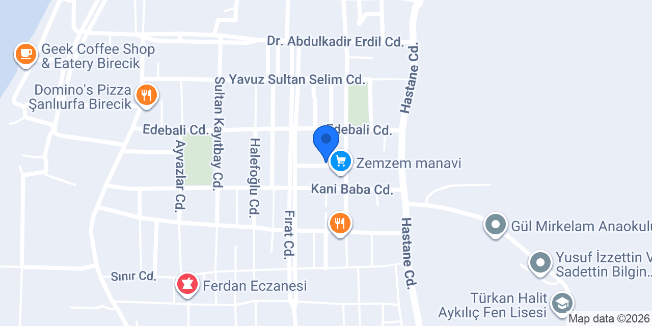ERCAN YAPI SU MALZEME konumu