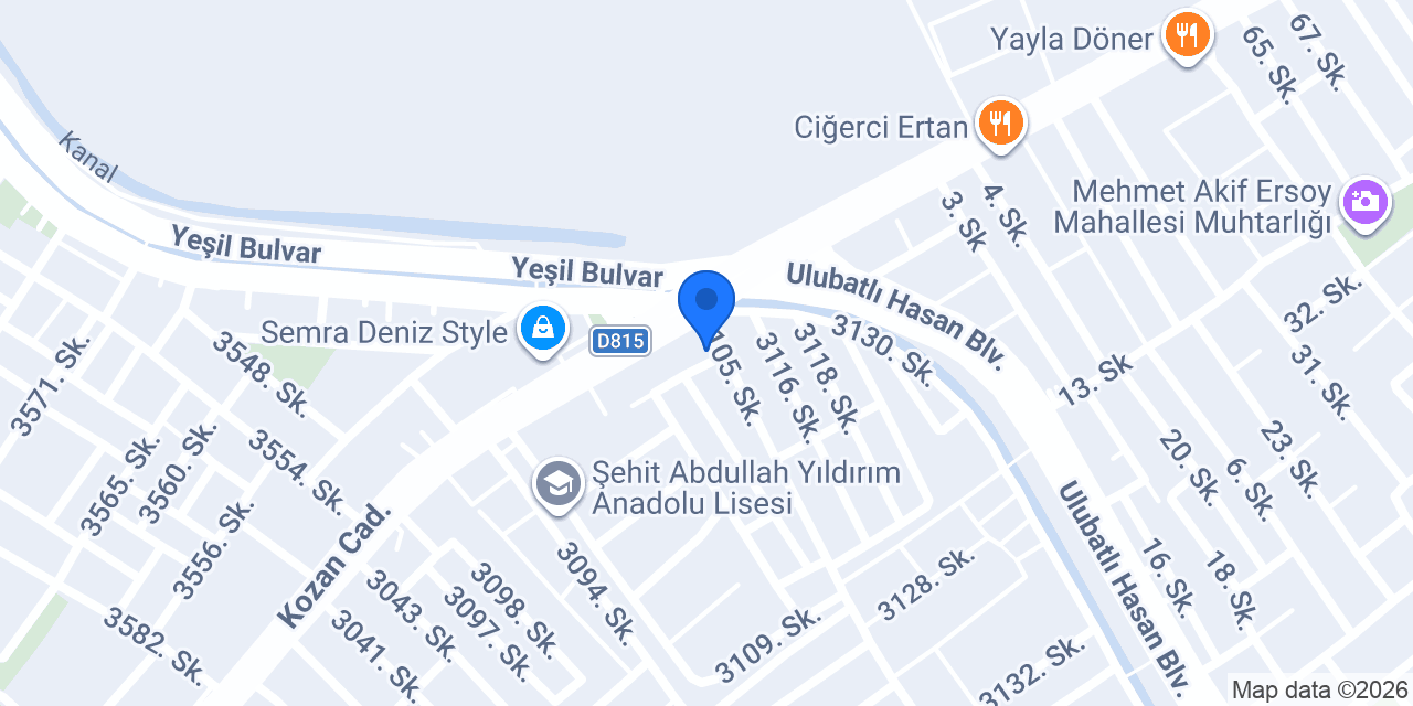 Öztürk Terzihanesi konumu