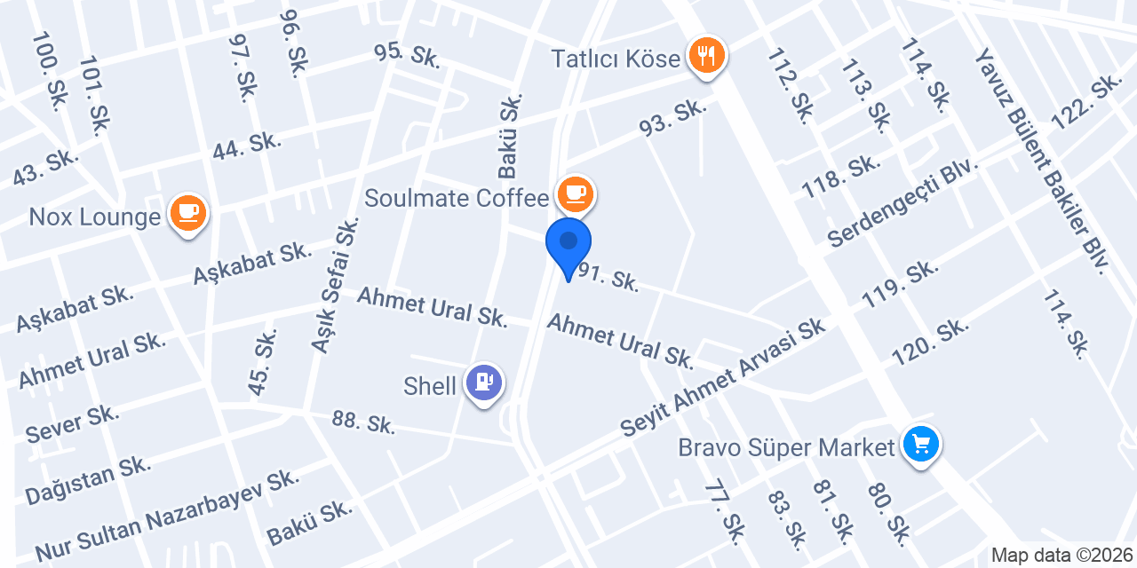 La Perla Fırın Cafe konumu