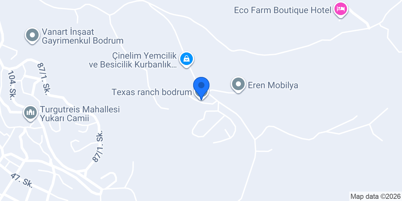 Texas ranch bodrum konumu