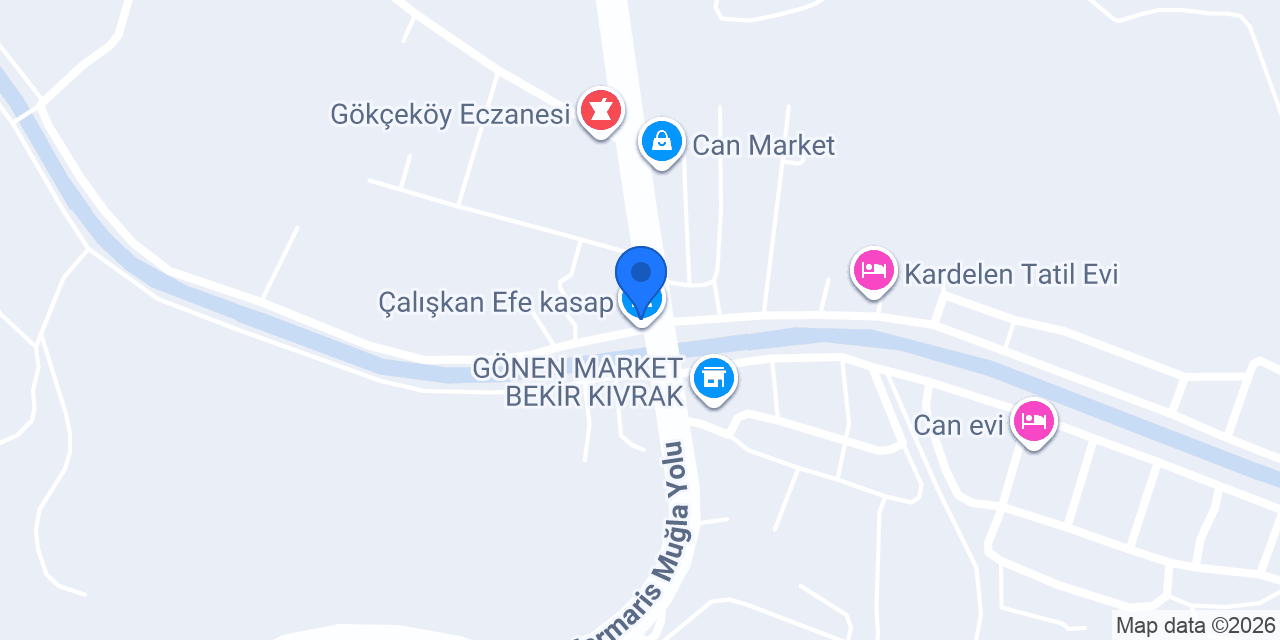 Çalışkan Efe kasap konumu