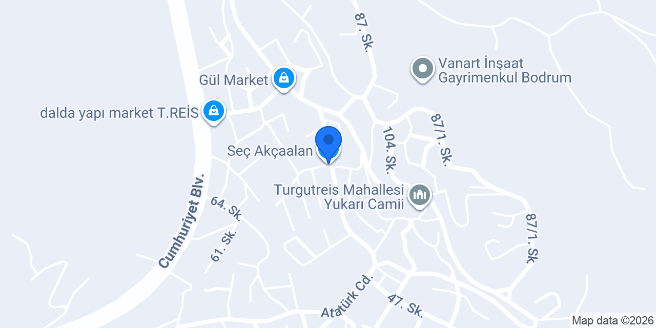 Seç Akçaalan konumu