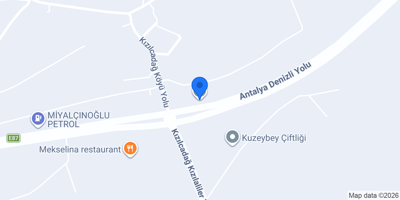 Kızılcadağ Ortaokulu konumu