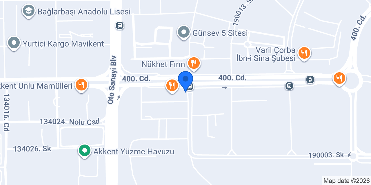 Planet Şef konumu