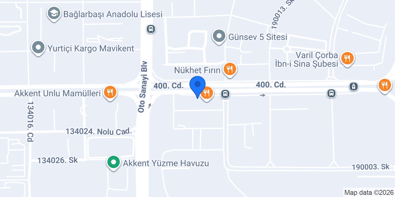 Akkent PVC Cambalkon konumu