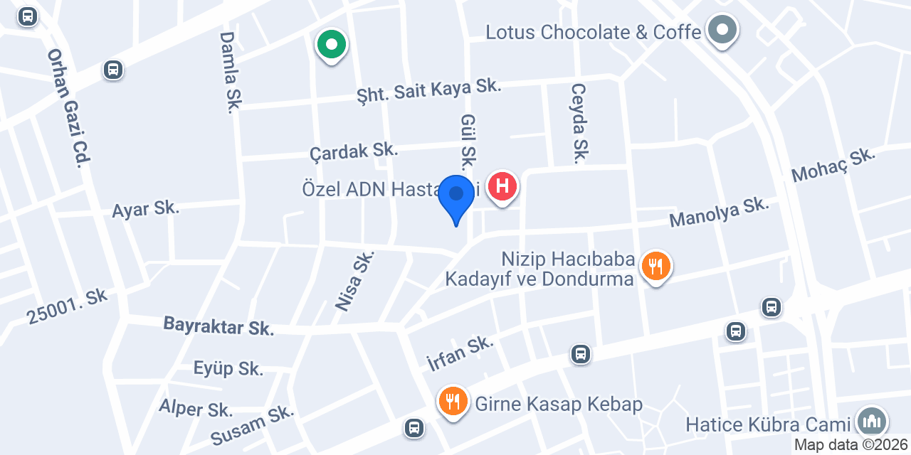 Nizip medikal konumu