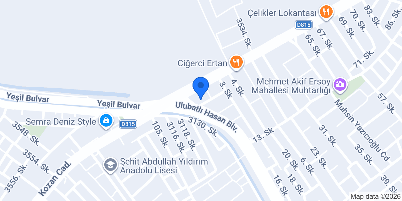 Sarıçam Çiçekçilik konumu
