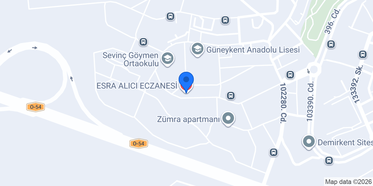 ESRA ALICI ECZANESİ konumu