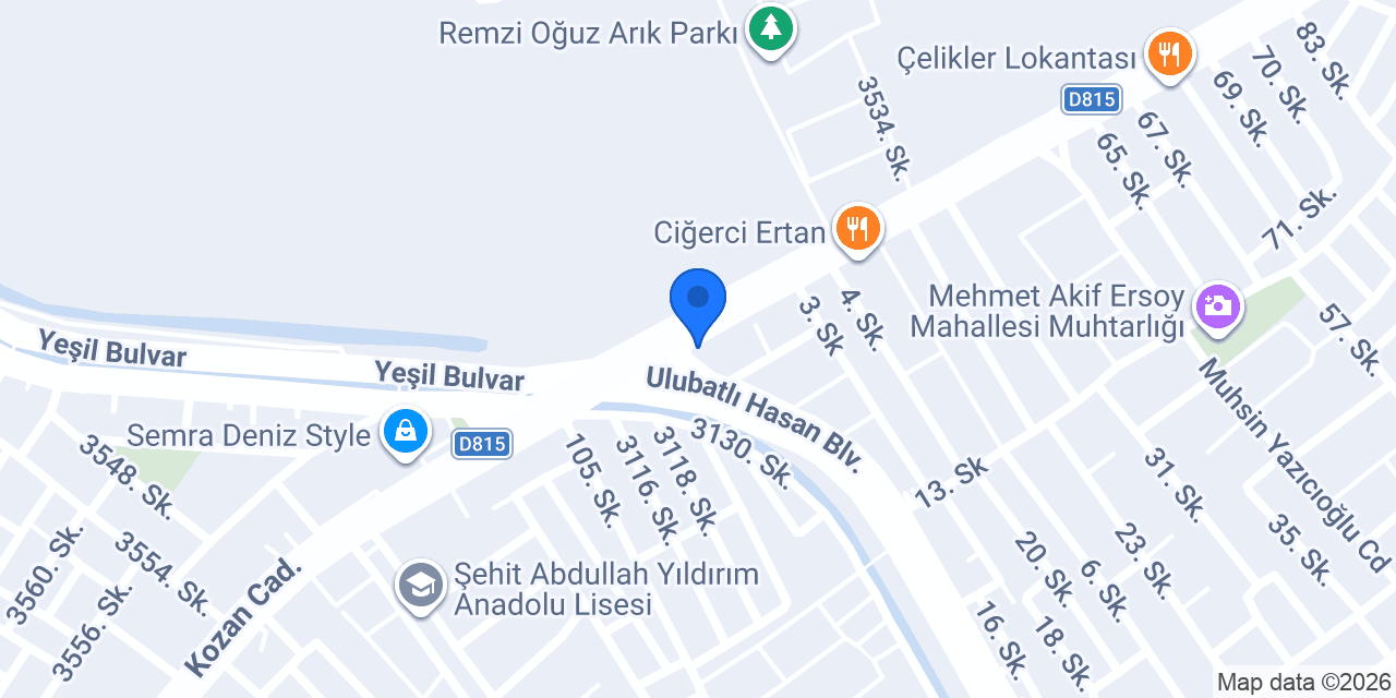 Diş Hekimi Sümeyye Şenoğlu konumu