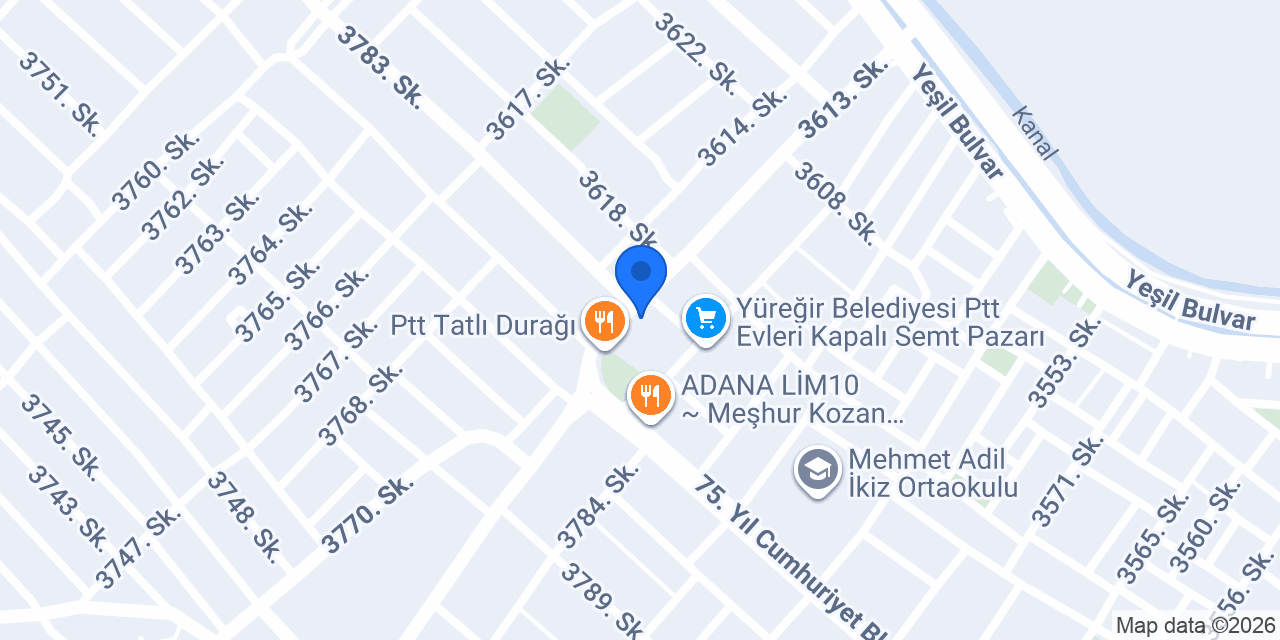 Elif et kebap lahmacun & etli pide konumu
