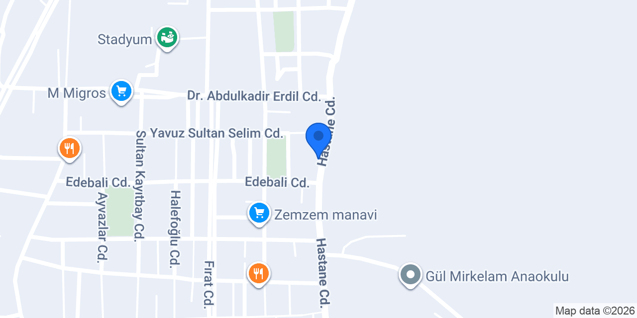 Paydaşoğlu baklava konumu